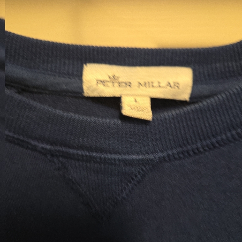 Peter Millar Deep Blue Pullover - image 2